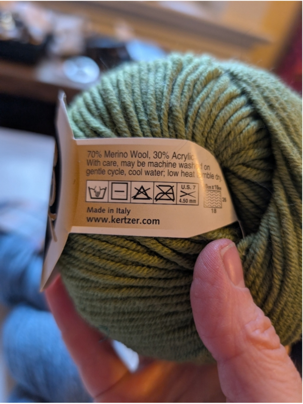 Around The World Assorted Wool Yarn Bundle - Greens, Gray, Plum, Variegated - Picture 4 of 9